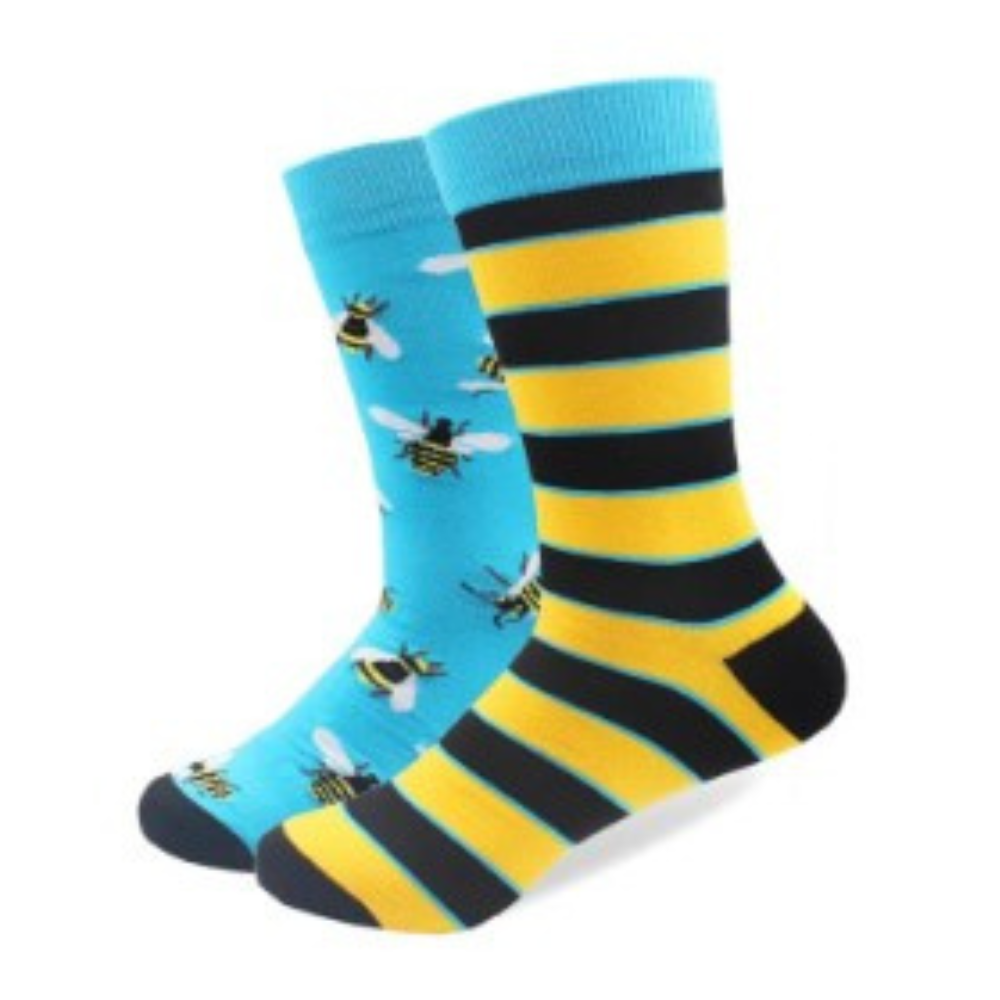 Bee Stripe Odd Socks