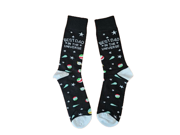 Best Dad in the Universe Socks