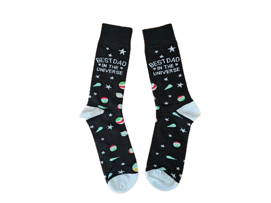 Best Dad in the Universe Socks