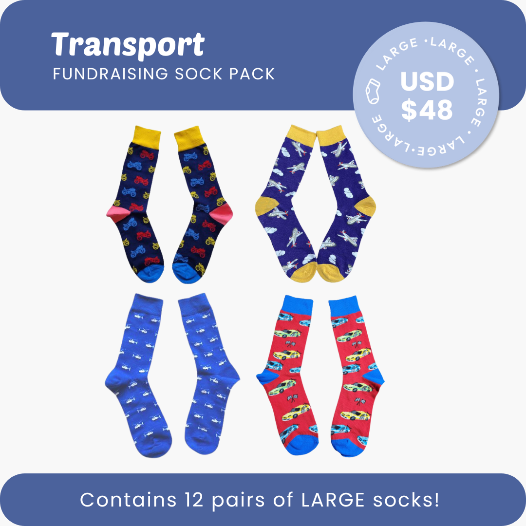 Transport Fundraising Sock Pack