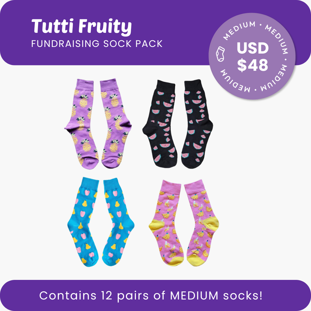 Tutti Fruity Fundraising Sock Pack